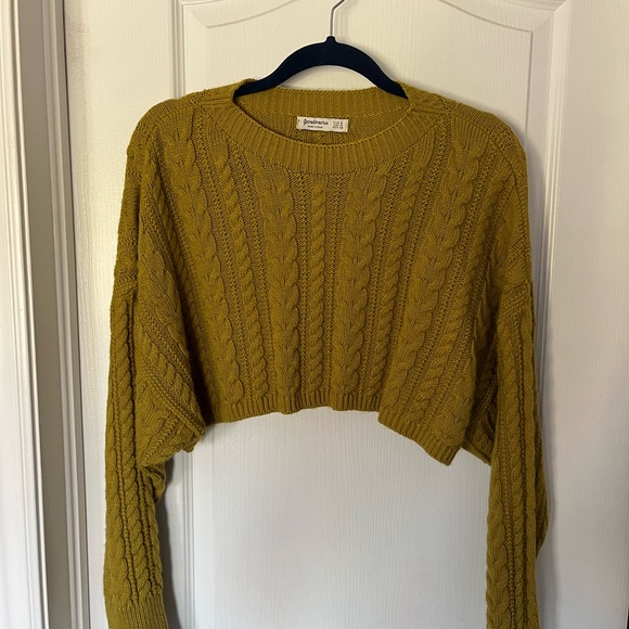 Cropped Knit Sweater - Picture 1 of 2